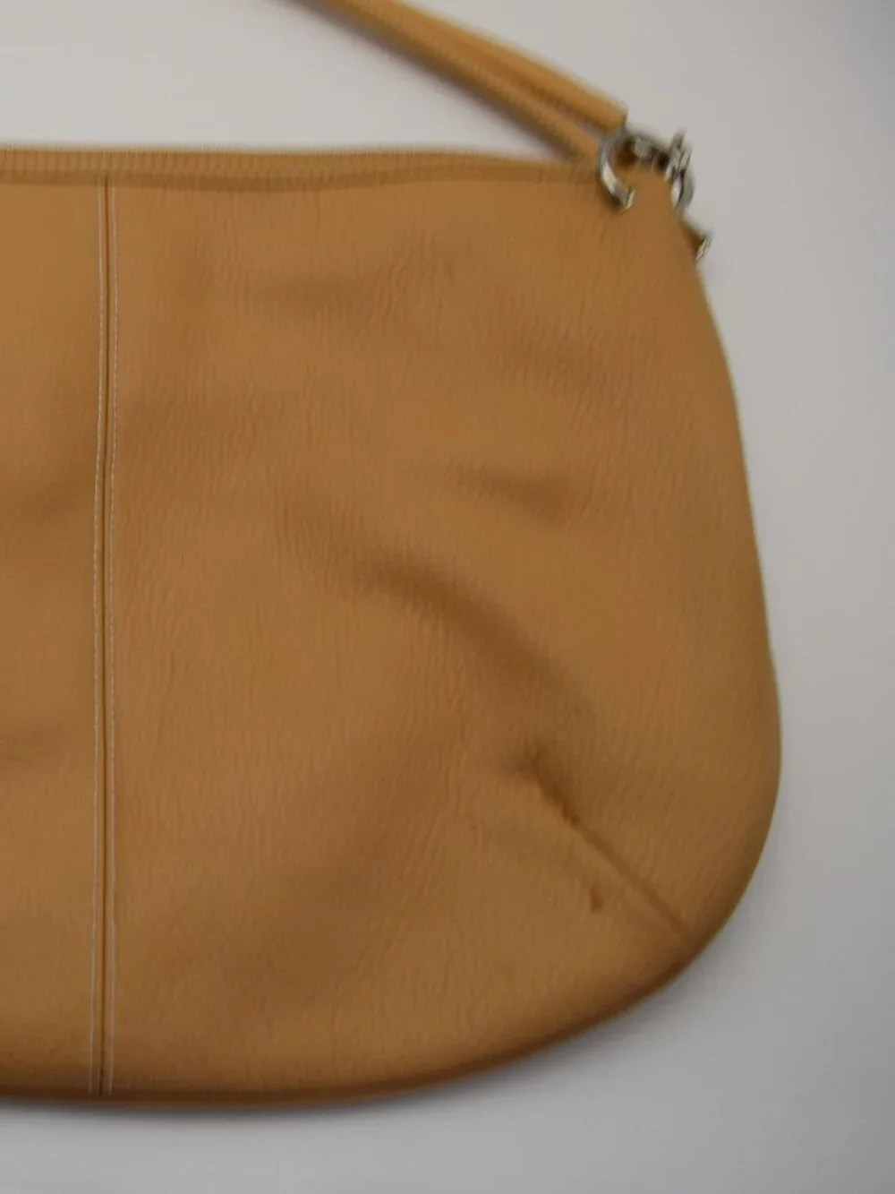 Maxx New York Purse Caramel Tan Leather Hobo Large Shoulder Double Strap Handbag